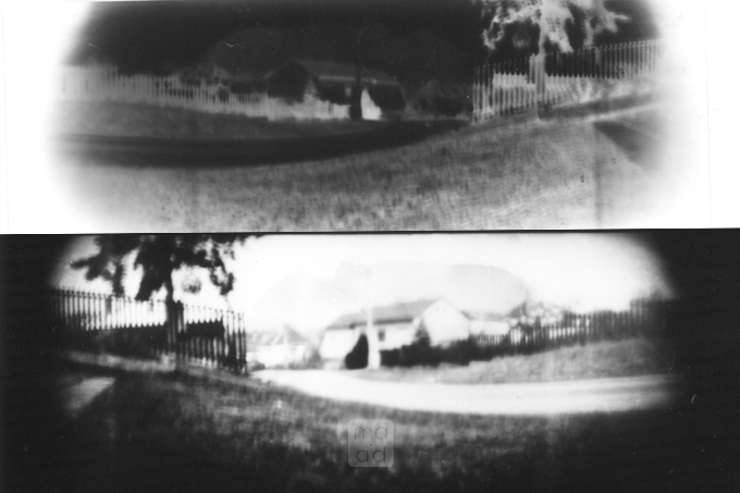 Front yard / Negative and final photo