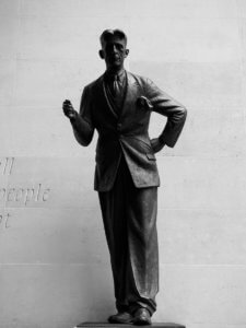 George Orwell statue Photo Shutterstock Claudio Divizia