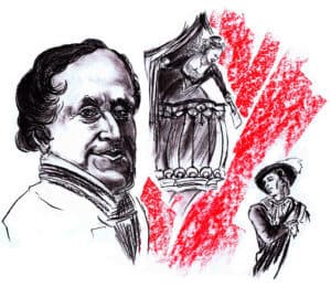 Italian composer Gioachino Antonio Rossini