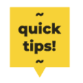 Quick tips 4